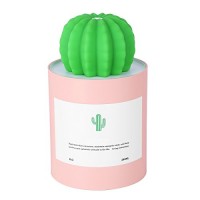 Mini Cactus Mist Humidifier Air Diffuser with Timed Auto Shutdown Low Noise for Car Office Desk Home Baby Bedroom Pink One Size - B07928VZ5S